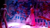 Dance painting performance @ LG 4K UHD event [REC by Lumia 820]