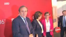 Visite de Michel Platini pour l'EURO 2016