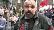 Napoli - Zulù aggredito da gruppo fascista: corteo a Napoli (12.06.13)