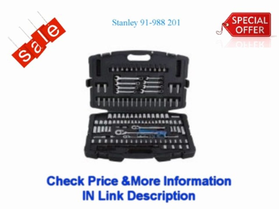 $$ New Stanley 91-988 201-Piece Drive Mechanics Tool Set Best Deal