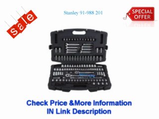 $$ New Stanley 91-988 201-Piece Drive Mechanics Tool Set Best Deal