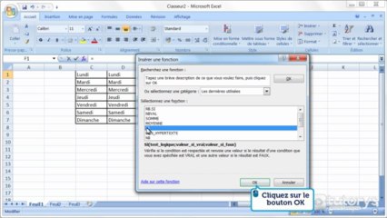Comment comparer deux listes avec Excel 2007 ?