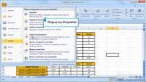 Comment modifier les propriétés d'un fichier Excel 2007 ?