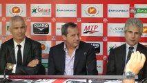 Football (Ligue 1) AC Ajaccio: présentation de Fabrizio Ravanelli & Giampiero Ventrone (conférence de presse intégrale)