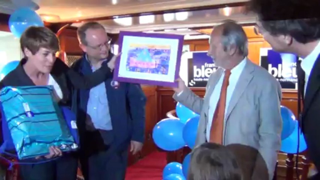 Remise des prix sur le Belem : Céliane