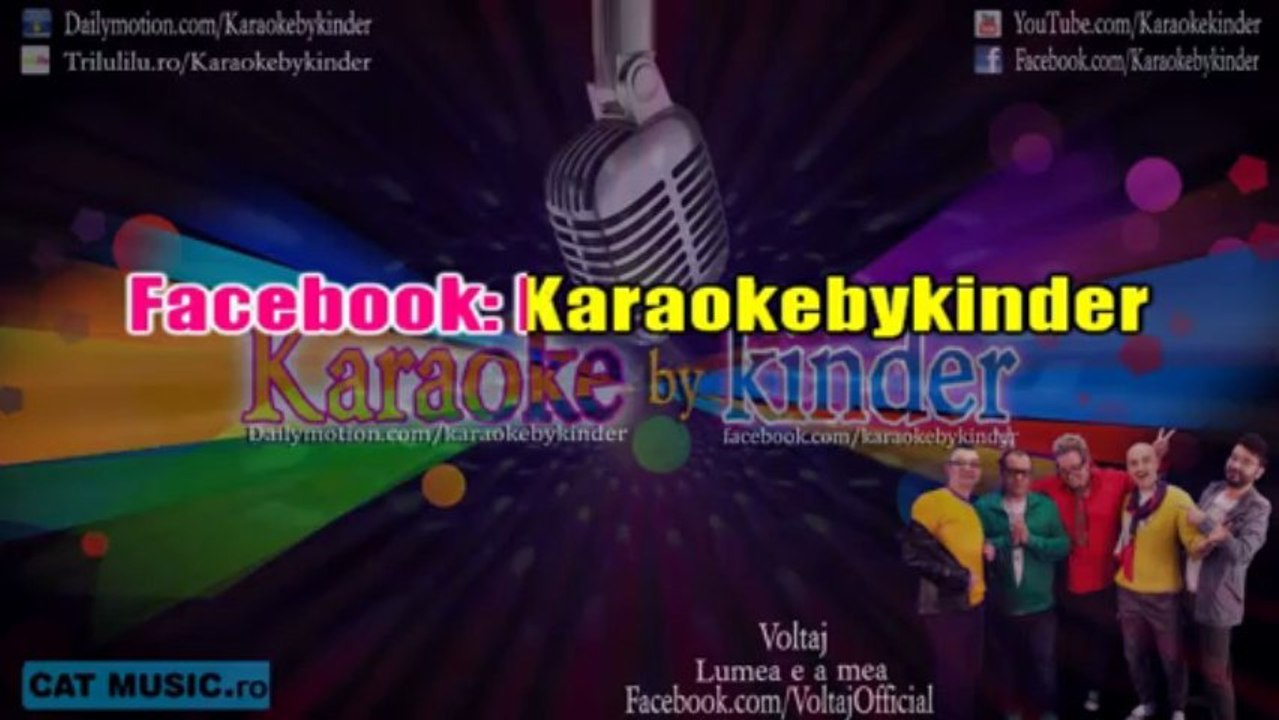 stil Voltaj - Lumea e a mea [Karaoke by kinder]