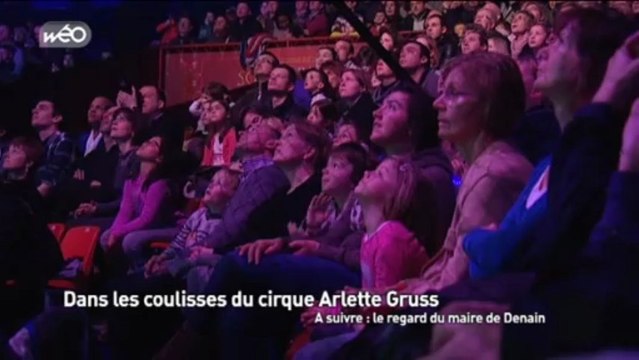 Les coulisses du cirque Arlette Gruss.