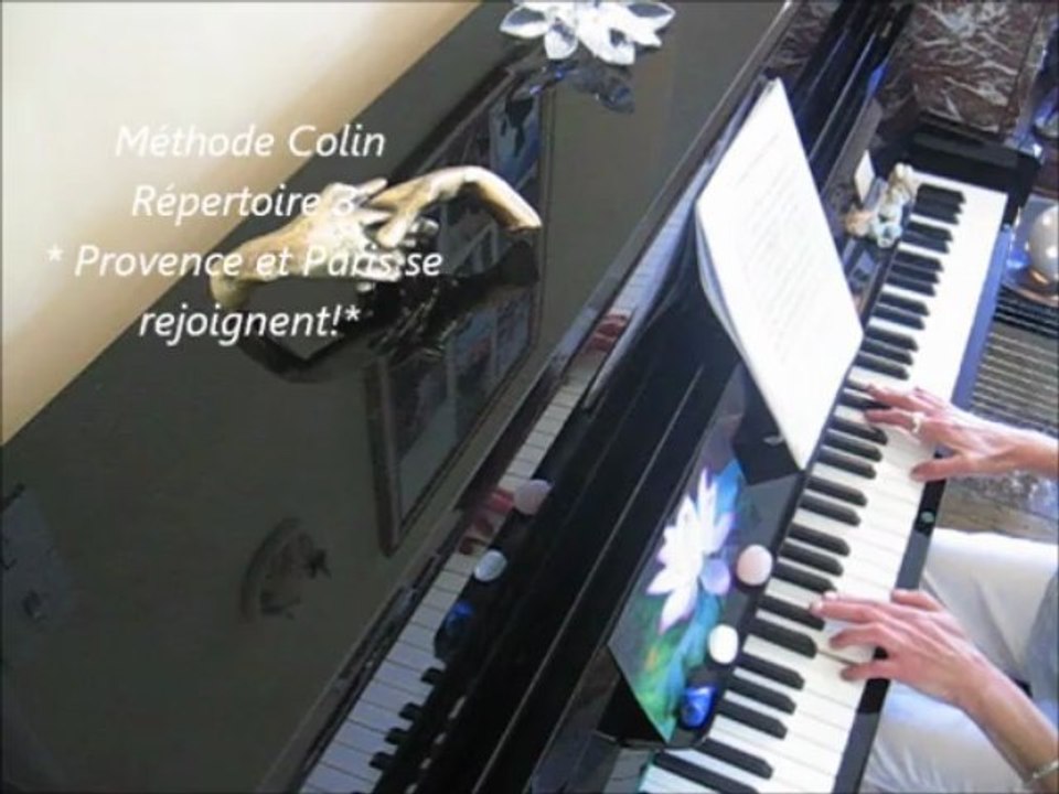 Méthode Colin. Provence et Paris se rejoignent. Rép 3