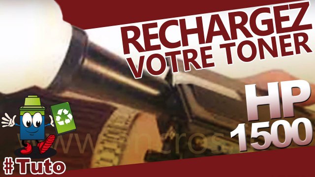 Comment bien recharger une cartouche de HP Laserjet 1500