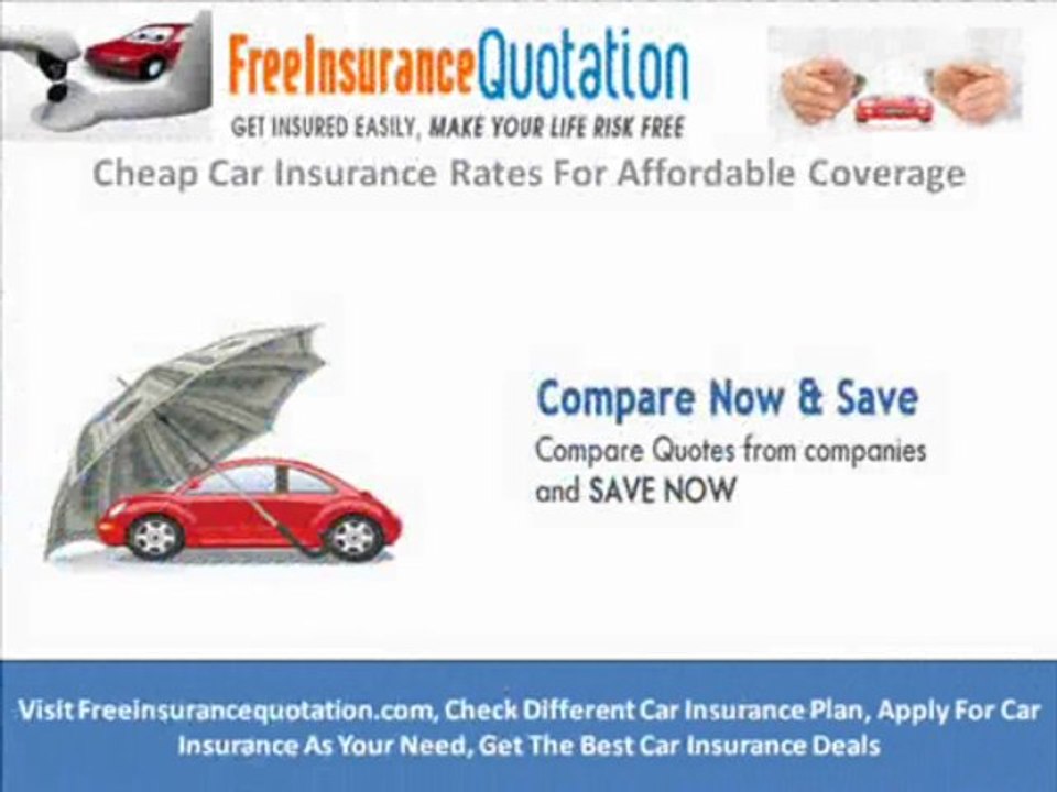 Cheap Car Insurance Rate For Affordable Price