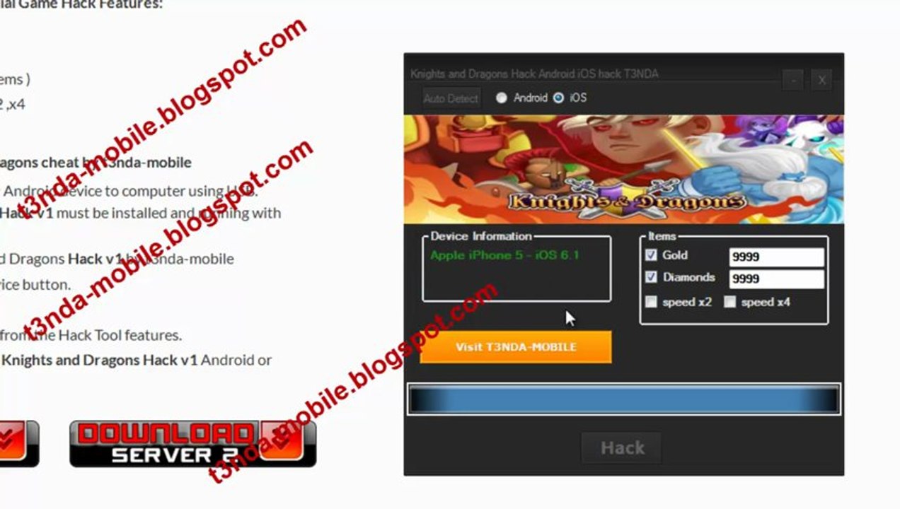 Knights and Dragons Hack Android iOS No Root