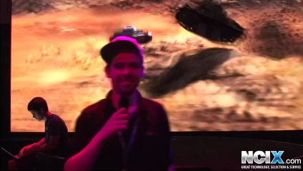 NCIX at E3: Blue Demon Horses SuperPC by NCIXPC, and Wargaming.net's pavilion!