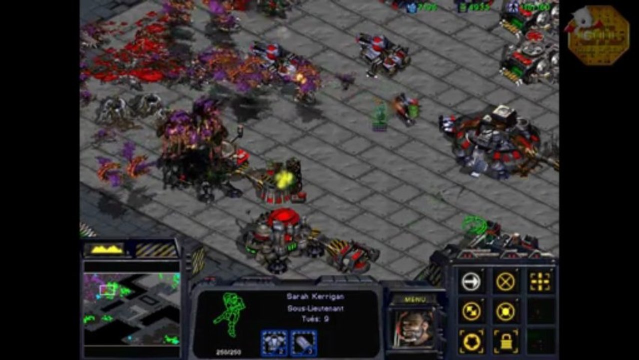 Starcraft Walkthrough FR Campagne Terran - Mission 9 - Le Nouveau Gettisburg