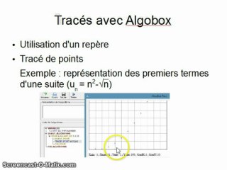 screencast initiation à algobox
