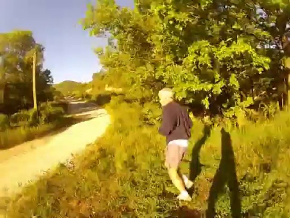 Jogging dans le Luberon