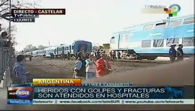 Confirman 3 muertos y 75 heridos en choque de trenes de Buenos Aires