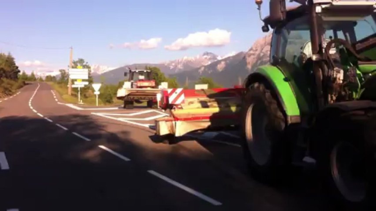 deutz M 610 et K 420 sur la route