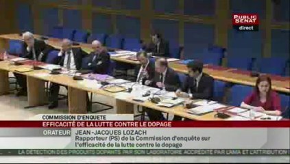 Audition,Valérie Fourneyron, par la commision d'enquête contre le dopage