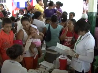 Los habitantes de san Francisco de rayo recibieron brigada de salud por parte de la administración municipal