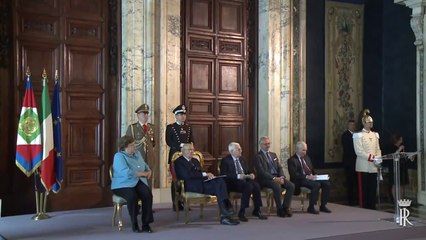 Roma - Napolitano all'incontro con i magistrati in tirocinio (12.06.13)