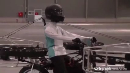 En video: Tres empresas de origen checo crearon una "bicicleta voladora"