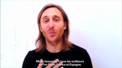 Download Video: Message de David Guetta pour les Fun Radio Dance Event