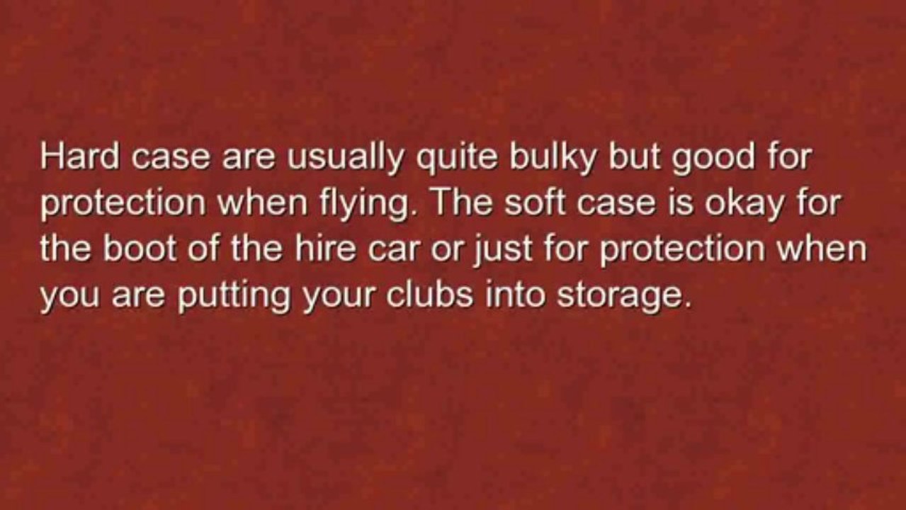 Golf Bags for any Occasion
