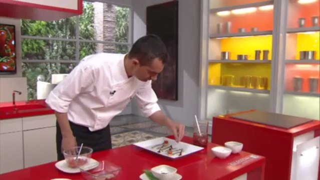 Sardines marinades amb vinagreta de gerds