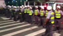 PM inicia o ataque contra os manifestantes em SP