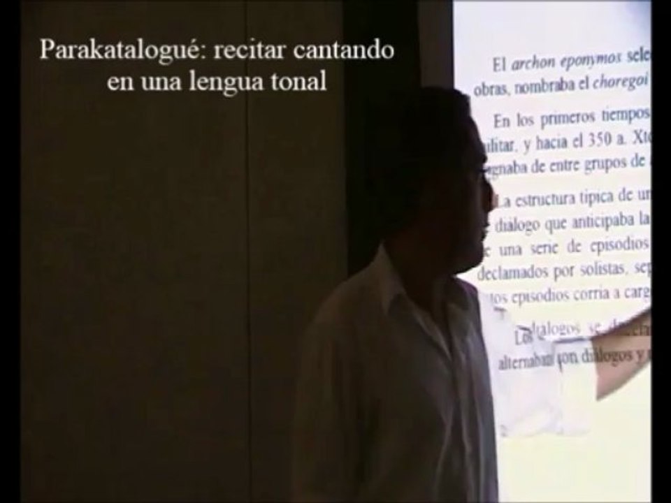 Historia Antigua del Canto – 09 Recitativo y Parakatalogé