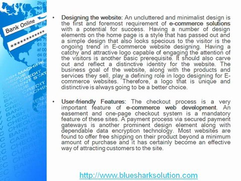 Ecommerce web solutions, website development companies