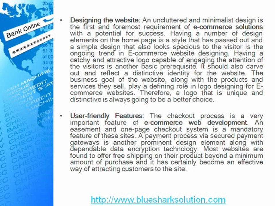 Ecommerce web solutions, website development companies