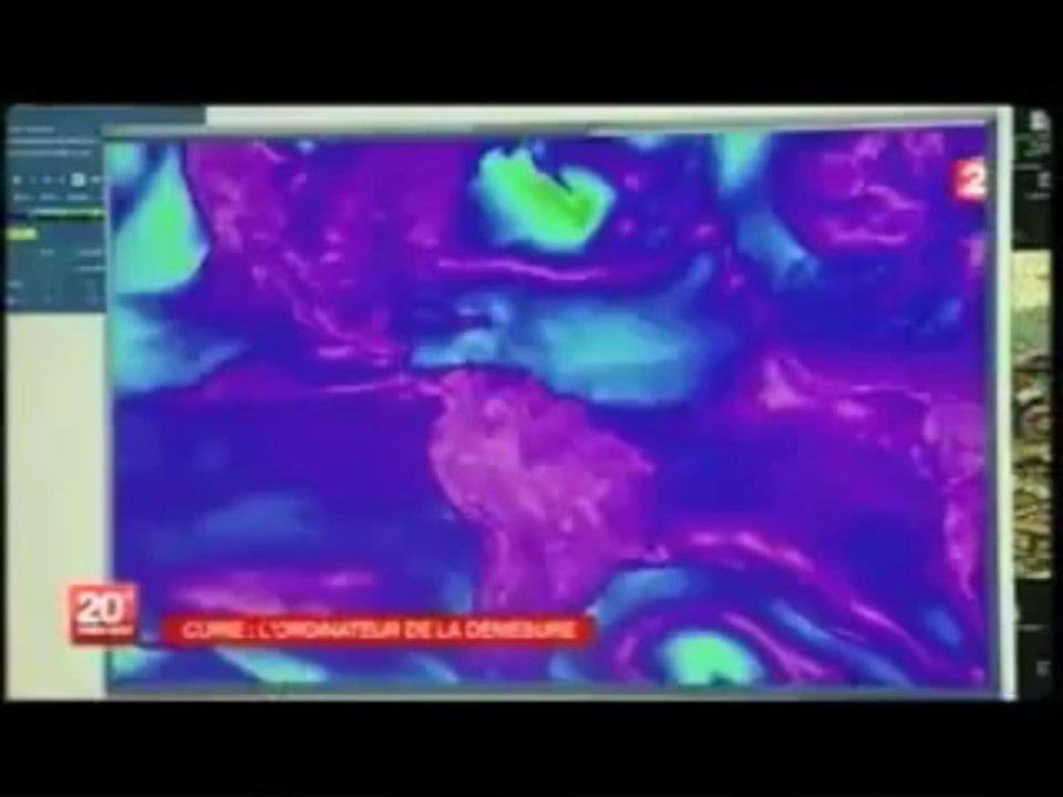 Curie au 20 heures de France 2