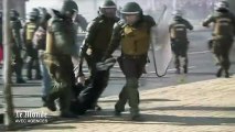 Violents incidents entre des étudiants chiliens et la police