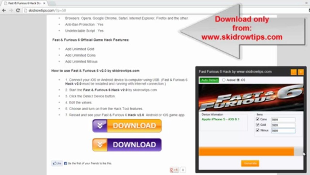 Fast and Furious 6 Mod Cheat Engine Trainer Download 2013