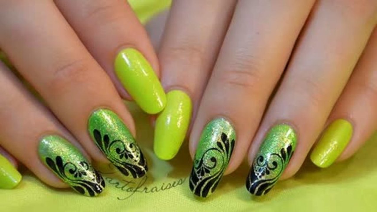 Nail art Capture Lumiere reflet acidulé