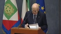 Napolitano - Cerimonia di apertura della Conferenza dei Prefetti (13.06.13)