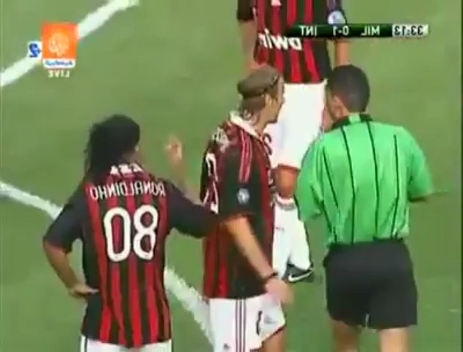 Ronaldinho Funny Red Card