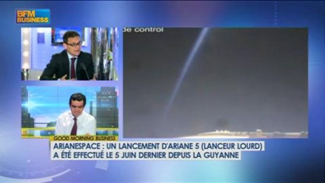 Arianespace : Le salon du Bourget : Stéphane Israël dans Good Morning Business - 14 juin