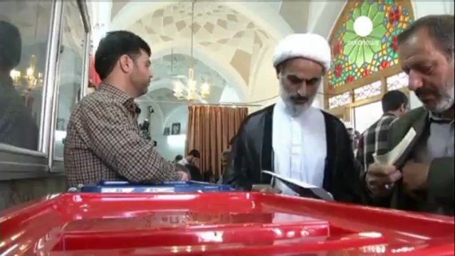 Iran's presidential candidates cast their votes
