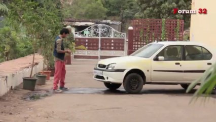 Qubool Hai - BTS - Car on Fire