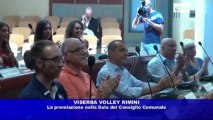 Icaro Sport. Il Viserba Volley Rimini premiato dall'assessore Brasini