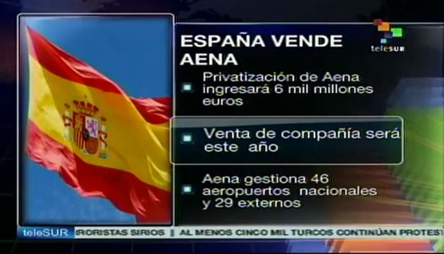 España venderá Aeropuertos Españoles y Navegación Aérea (AENA)