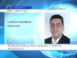 Presidente Nicolás Maduro se reúne con el Nuncio Apostólico