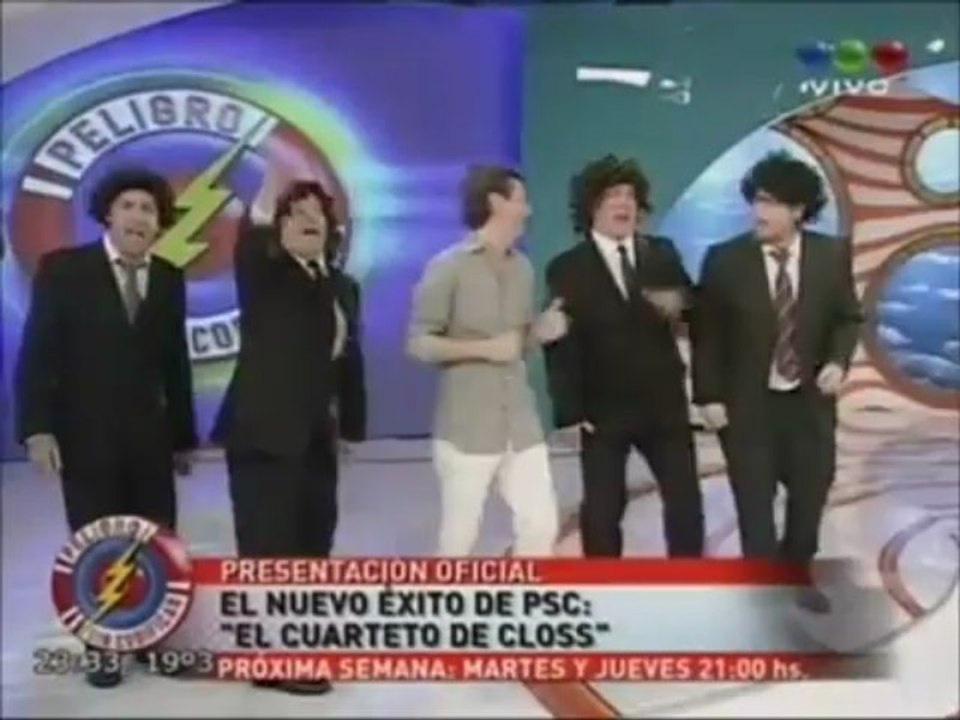 El Cuarteto de Closs, la desopilante parodia de Peligro Sin Codificar