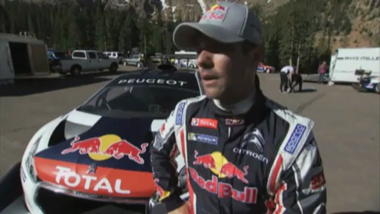 King of the Peak: Loeb rast durch die Rocky Mountains