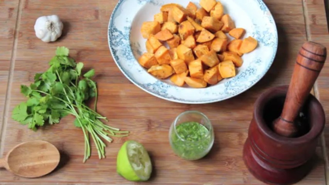 CUBAN SWEET POTATO SALAD recipe - COUKiNE blog
