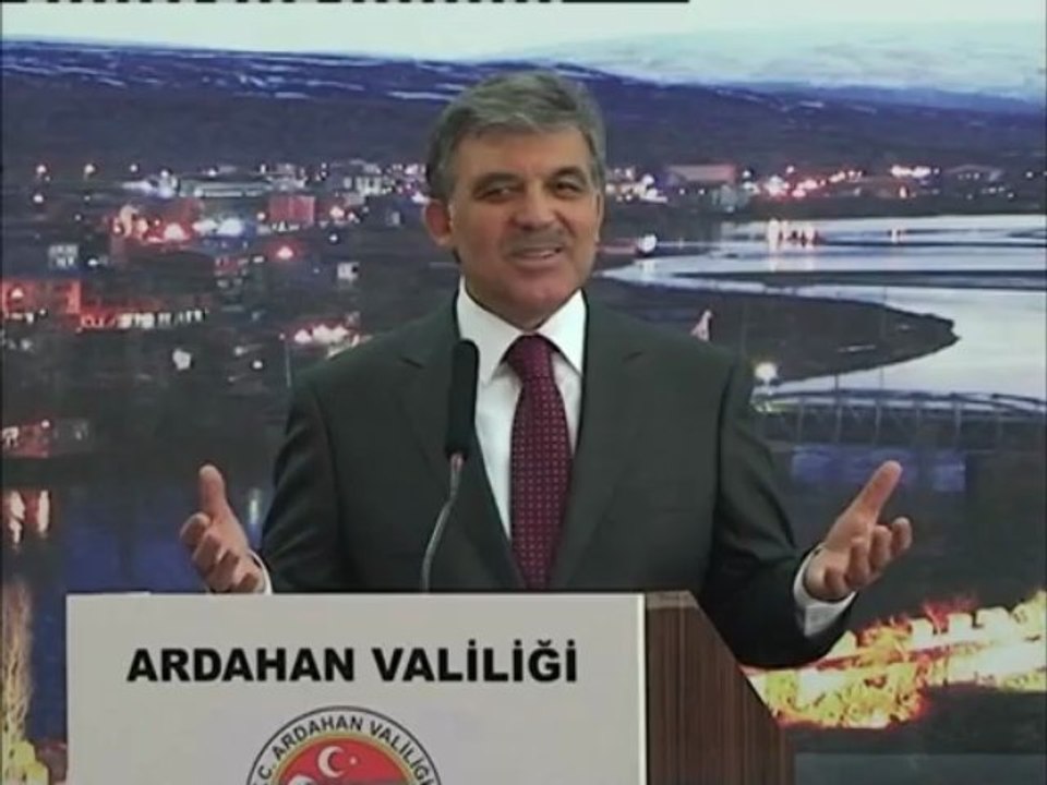 SAYIN CUMHURBAŞKANIMIZIN, ARDAHAN'DA ONURUNA DÜZENLENEN PROGRAMDA YAPTIĞI KONUŞMA