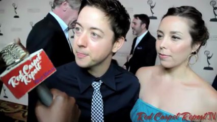 Bradford Anderson & Kiera Mickiewicz at the 40th Daytime Emmy Award Nominee Reception @BfordAnderson