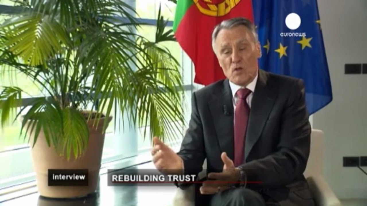 Interview d'Anibal Cavaco Silva, président du Portugal